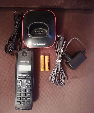 panasonic pts: Panasonic simsiz ev telefonu dəsti Xüsusiyyətlər: - Marka/model — 2