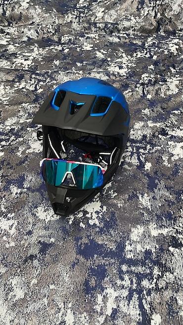idman kaskası: Dağ velosipedi üçün tam üzlü kaska - Tip: MTB/enduro kaskası, tam — 4