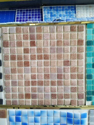 ozu yapisan panel: Mozaik keramik plitə paneli - Material: keramika mozaik - Forma