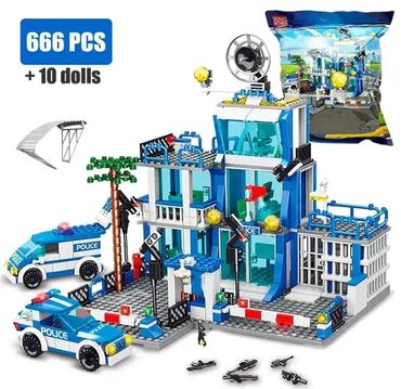 lego игрушки: 1️⃣ Конструктор Полицейский участок (фото 1-3) 676 деталей 🪙1600 2️⃣