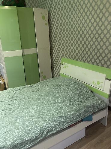 столы советские: Комплект офисной мебели, Б/у, Диван, Шкаф, Самовывоз, цвет - Зеленый — 4