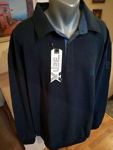 goat kacket: Kvalitetan muski duks sa kragnom u velikom broju Benx 5XL Teget — 3