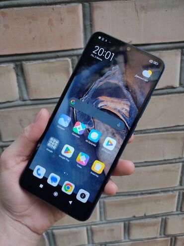 Redmi: Redmi, Redmi 12C, Б/у, 128 ГБ, цвет - Синий, 1 SIM, 2 SIM