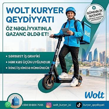taksi sahmat: Sürücü-kuryer tələb olunur, Şəxsi nəqliyyat vasitəsi ilə, Gündəlik ödəniş, Təcrübəsiz — 1