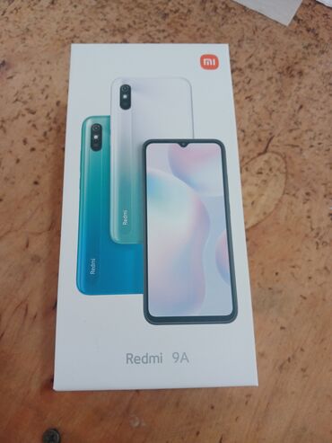 телефон fly fs520 selfie 1: Redmi 9A, 32 GB, rəng - Qara, Sensor, İki sim kartlı, Sənədlərlə
