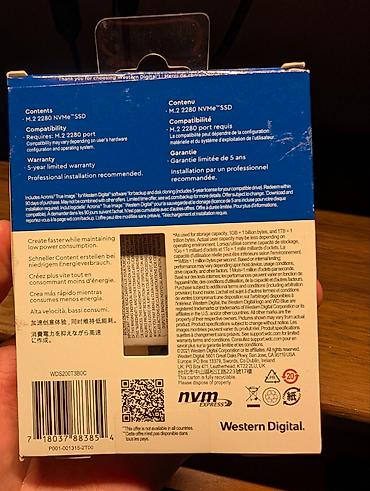 ssd 990: Накопитель для ПК, Б/у, Western Digital (WD), SSD, 2 ТБ, Для ПК — 3