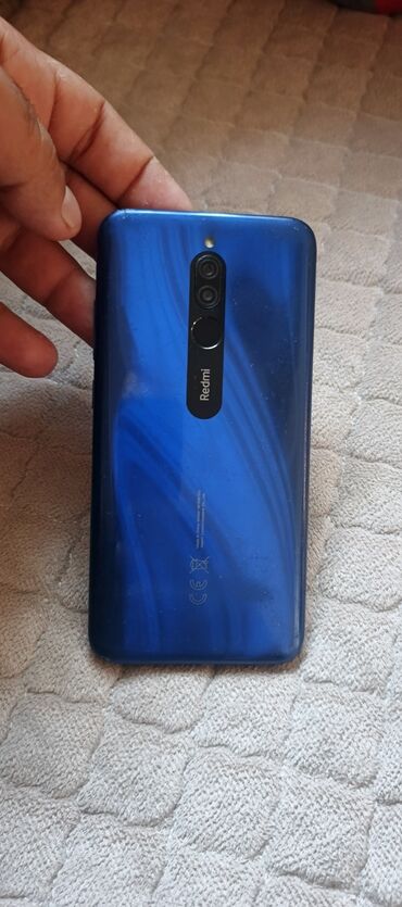 Tofas: Redmi 8, 2 ГБ, цвет - Голубой, Отпечаток пальца