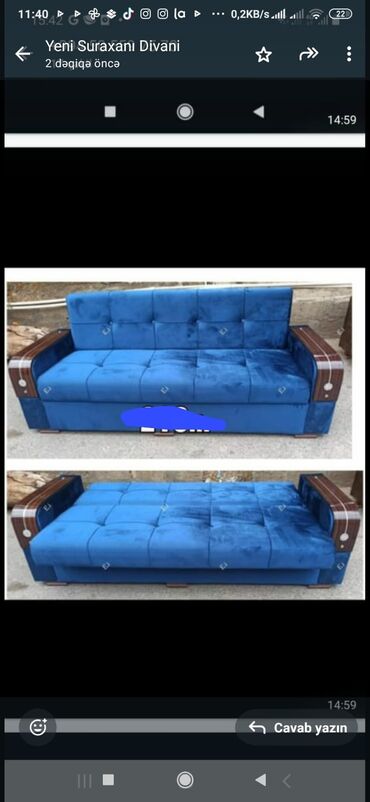 Divanlar: Divan, Yeni, Açılan, Bazalı, Vеlur parça, Ödənişli çatdırılma — 7