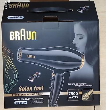 Məişət texnikası: Fen hava feni Braun 7500 watt professional model isti ve soyuq hava — 4