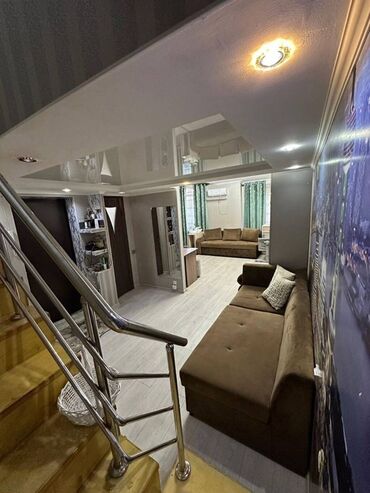 квартира бишкек сатып алуу: 2 комнаты, 50 м², Элитка, 3 этаж, Дизайнерский ремонт