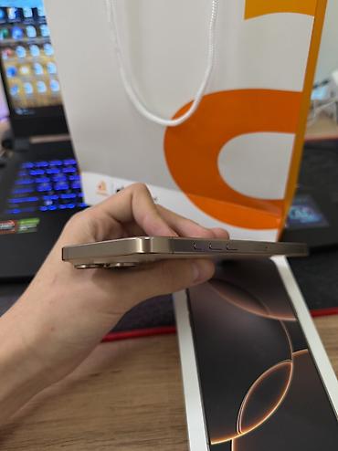 ремонт стекла телефона цена: IPhone 16 Pro Max, Б/у, 256 ГБ, Desert Titanium, Чехол, Кабель, Коробка, 92 % — 8