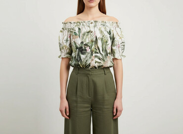 koszula z wiskozy reserved: H&M, Жіноча блуза, розмір L