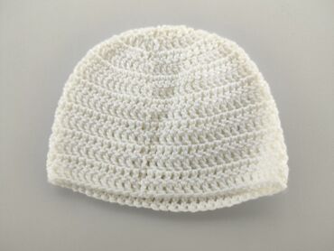 czapka biała zimowa: Czapka, stan - Bardzo dobry