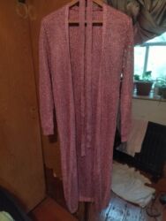 одежды для новорожденных: Кардиган, Пряжа, Длинная модель, Осень-весна, Вязаная модель