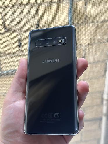 Mobil telefonlar: Samsung Galaxy S10, 128 GB, rəng - Qara, Barmaq izi, Simsiz şarj, İki sim kartlı — 2