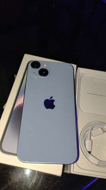 Видеоигры и приставки: IPhone 15, 256 ГБ, Голубой, Face ID