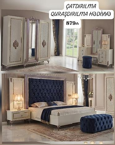 pufik satilir: *879₼ Yataq MEBELİ təcili satılır‼️* *ÇATDIRILMA QURAŞDIRILMA — 1