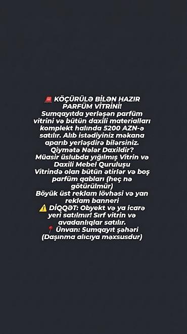 armani canta: Ətir vitrini satılır İlk əvvəl watsapa və ya lalafoya yazın — 8
