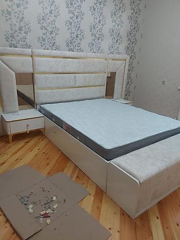 kunc ref: Yataq otağı mebel dəsti BAZALI Endirim olunacaq Tərkibi: - Çarpayı — 4