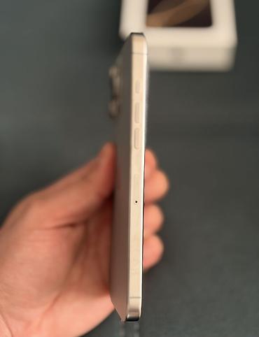 iphone 11 500: IPhone 16 Pro Max, 256 GB, White Titanium, Zəmanət, Simsiz şarj, Face ID — 7