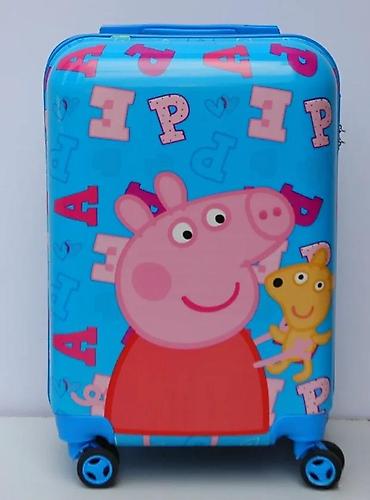 Rančevi, torbe i koferi: Dečji kofer na točkiće – motiv Peppa Pig - Tvrda školjka u — 8