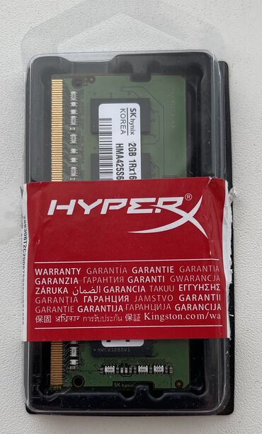 hyperx оперативная память: Оперативная память, Новый, Kingston, 4 ГБ, DDR4, 2666 МГц, Для ноутбука