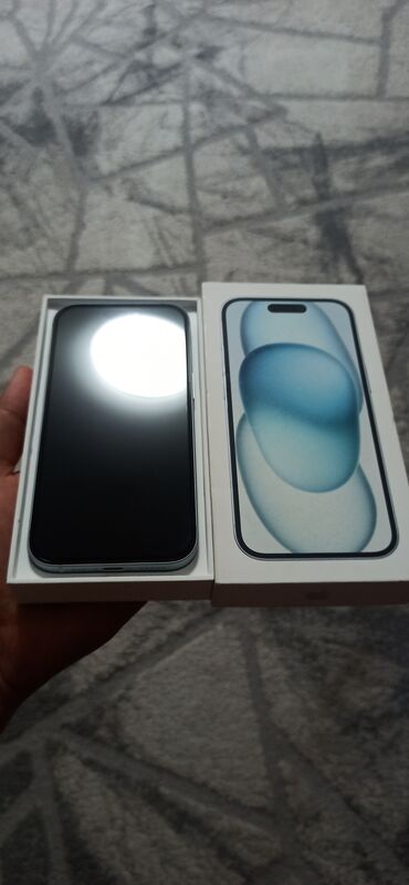 телефоны в бишкеке цум цены редми: IPhone 15, Новый, 128 ГБ, Голубой, Защитное стекло, Чехол, Кабель, 100 %