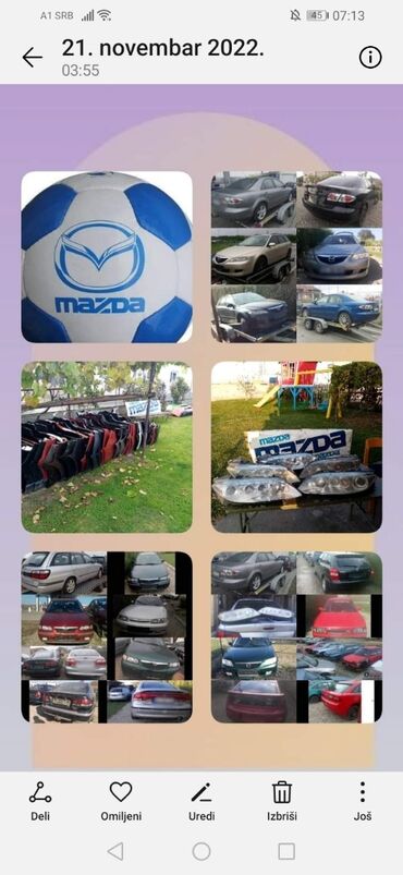 Vozila: Mazda 6 dizel delovi