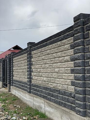 Заборы из пескоблока: Заборы из пескоблока — 20