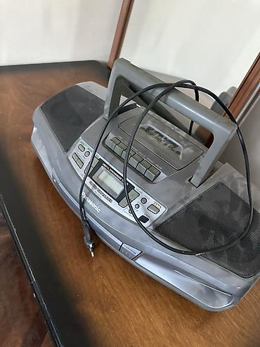 musiqi pleyeri: Panasonic portativ musiqi mərkəzi/boombox - Kasset pleyer (üst — 1