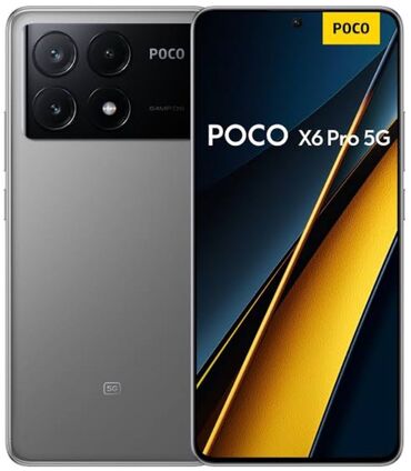 Poco: Poco X6 Pro 5G, 512 GB, rəng - Gümüşü