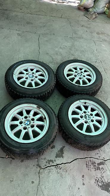 195 14 с: Комплект из 5 колёс для BMW 27 стиль : зимние шины Dunlop на литых — 2