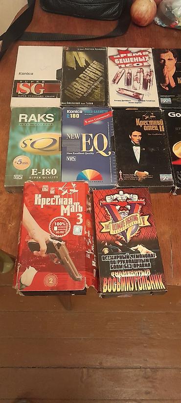 disk satisi: VHS video kasetləri kolleksiyası Təklif olunur: müxtəlif film və boş — 4