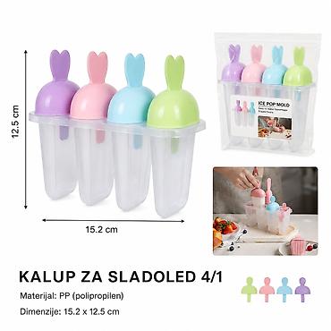 KMT Kalup za sladoled (četiri seta srca) 2903766 - Kalup za sladoled
