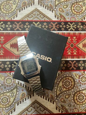 saatlarin alişi ve satişi: İşlənmiş, Qol saatı, Casio, rəng - Gümüşü