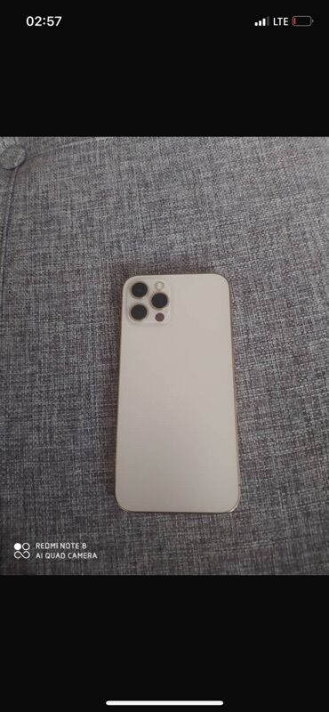12 айфон про макс: IPhone 12 Pro Max, Колдонулган, 128 ГБ, Алтын, Заряддоочу түзүлүш, 84 %