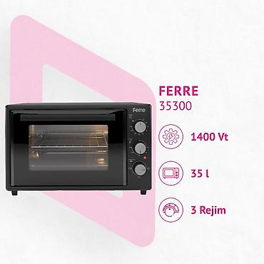 simfer 8631 sm: №: 5238 Məhsulun adı: Elektrik soba Ferre 35300 Black Brend: Ferre — 1
