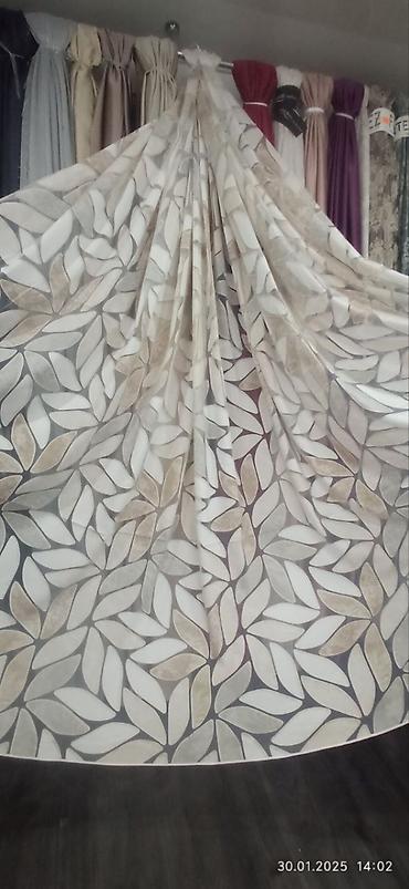 Тюли: Воздушные тюлевые шторы с вышивкой - Материал: легкий полупрозрачный — 18