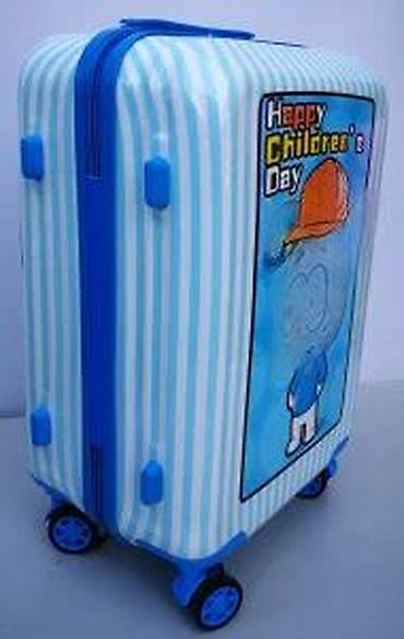 Rančevi, torbe i koferi: Dečji kofer na točkiće – “Happy Children” - Čvrsta ABS/plastik — 14