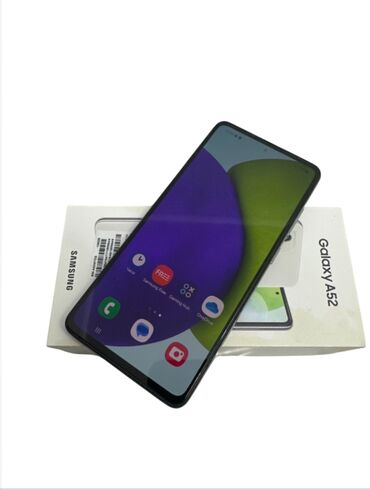 Samsung: Samsung Galaxy A52, Б/у, 128 ГБ, цвет - Белый, 2 SIM