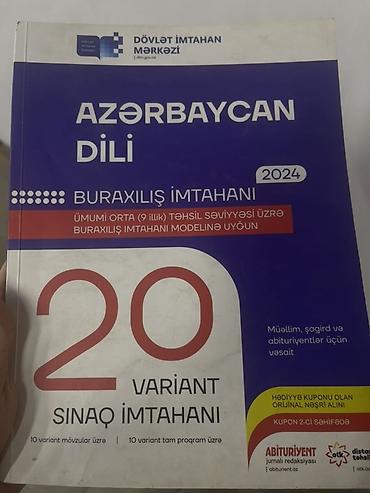 Kitablar və jurnallar: Azərbaycan dili 9-cu sinif, 2024 il — 1