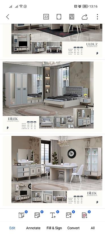 Yataq otağı dəstləri: Yatağ dəstləri istənilən çeşiddə istənilən formada evinizi bizim — 18