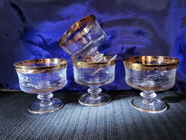 Čaše: Case rucni,rad,kristal murano medici za vino iz 60ih. Case kristal za — 1