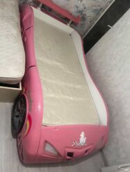 uşaq kiravat: Б/у, Готовый, Кровать-машина, С матрасом, Без выдвижных ящиков at lalafo.az uşaq kiravat: Б/у, Готовый, Кровать-машина, С матрасом, Без выдвижных ящиков