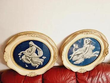 VELIKI VILEROVI GOBLENI DAN I NOĆ 65CM | Veliki stari Vilerovi