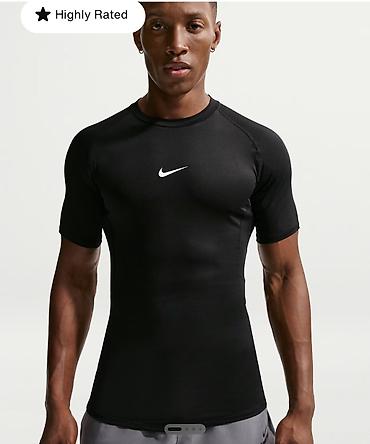leopard 7: Мужская футболка, L, Nike Windrunner, Новый, цвет - Черный — 1