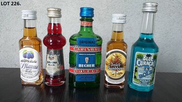 Ostali predmeti za umetnost i kolekcionarstvo: Mini Bottle unučići fraklići čokanji IV Kao sa slika — 13