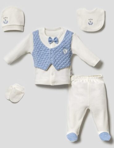 детская одежда оптом бишкек дордой: Комплект, цвет - Голубой, Новый