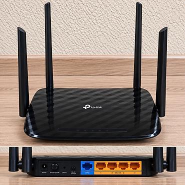 mod: 2.4/5G гигабитный Wi-Fi роутер TP-Link Archer A6 v2 AC1350 с — 1
