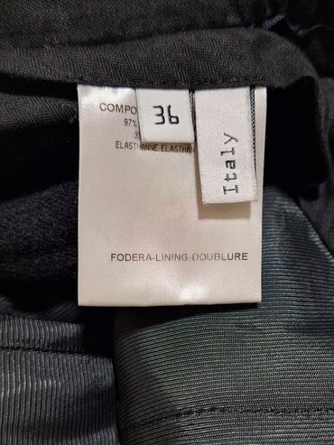 Pantalone: S (EU 36), Normalan struk, Ravne nogavice — 12